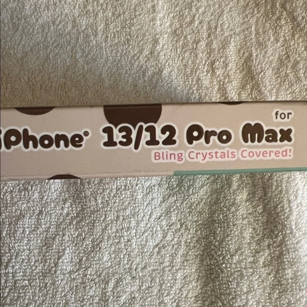MIMI & COCO Gold and Pink Bling Case for iPhone 13/12 Pro Max